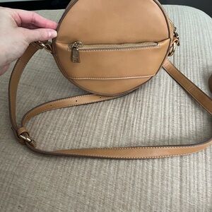 Tan Leather Crossbody Bag